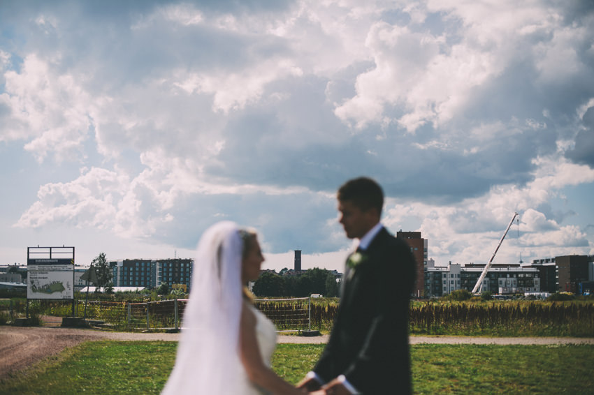 Quirky wedding portraits