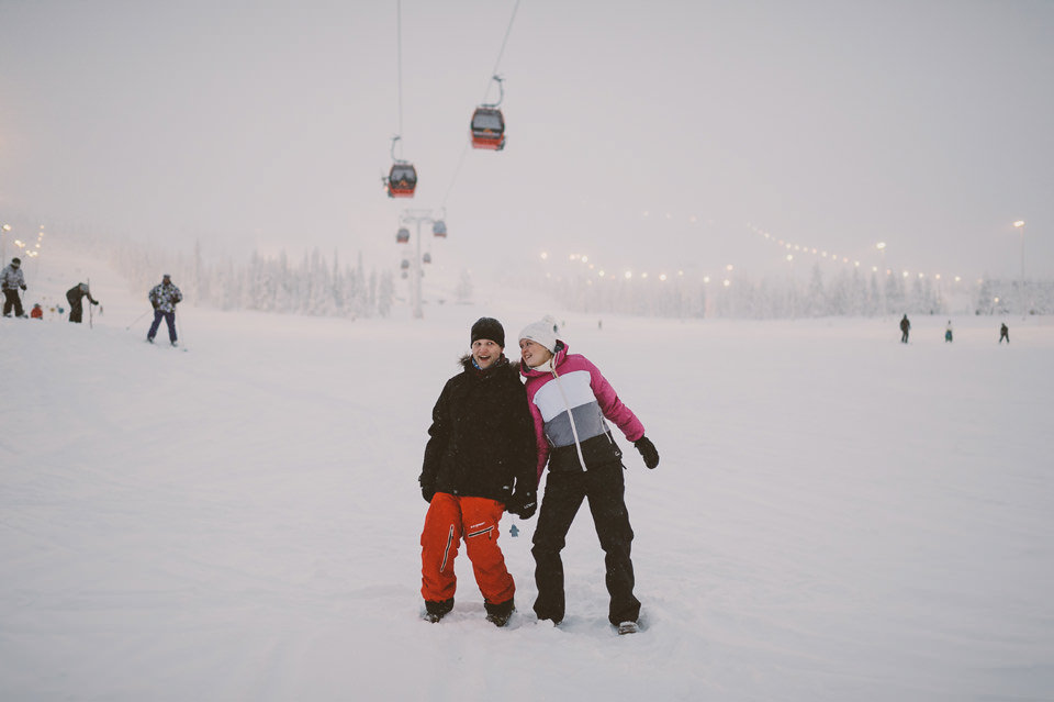 Wedding photos in Lapland