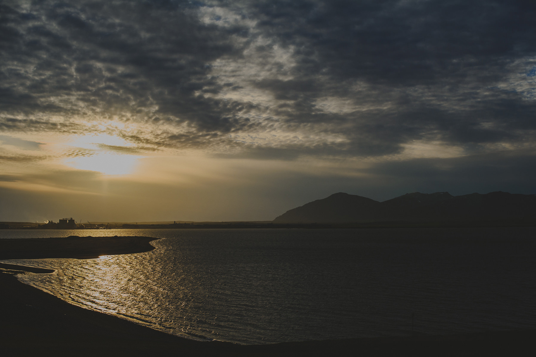 Sunset in Iceland