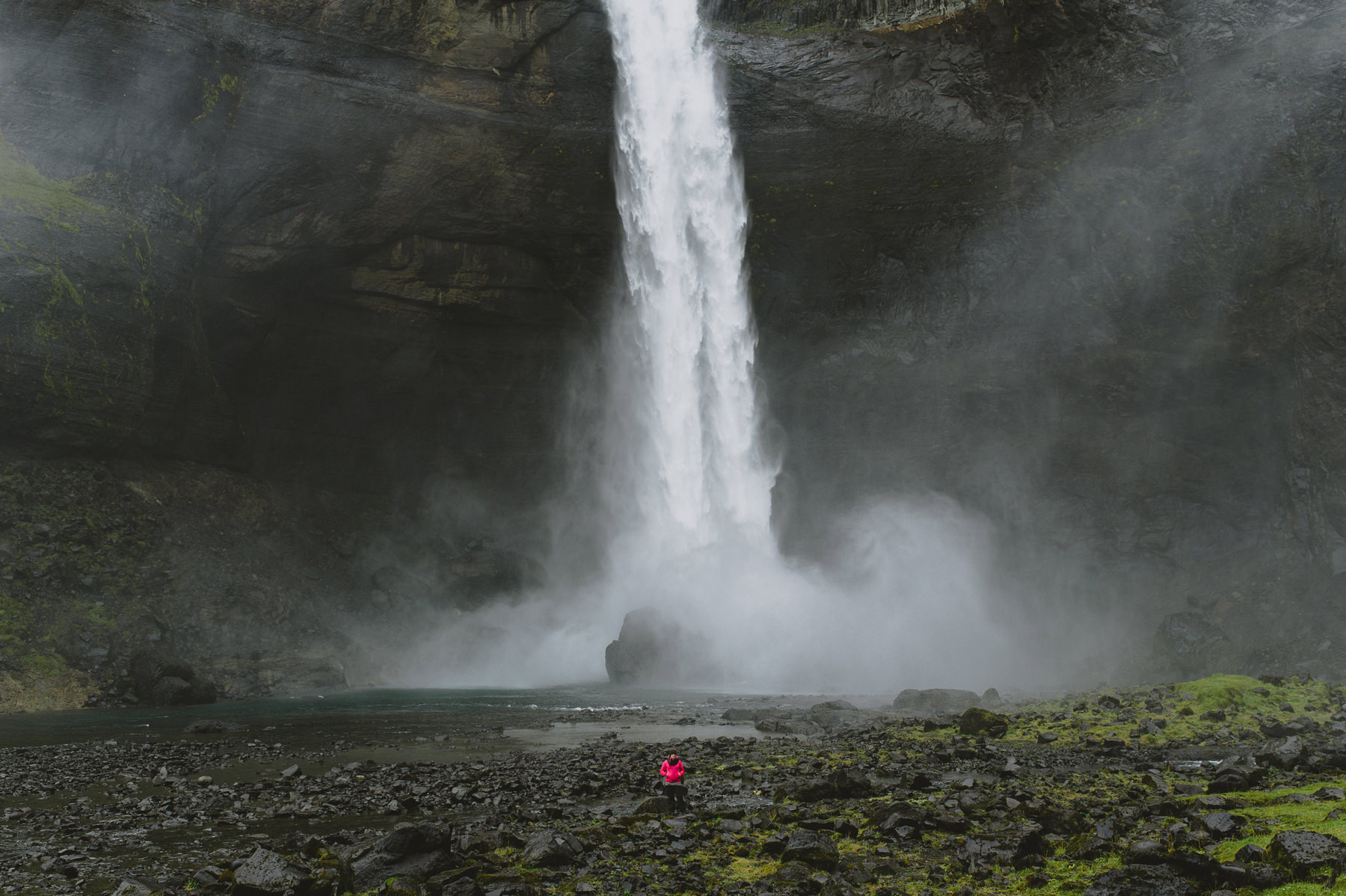 Haifoss waterfall in Iceland