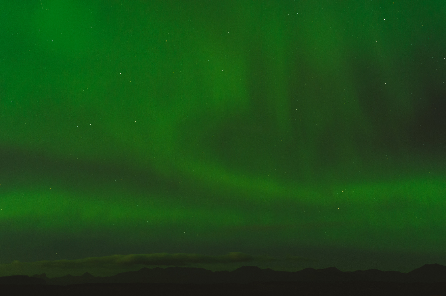 Northern lights in Stykkisholmur Iceland