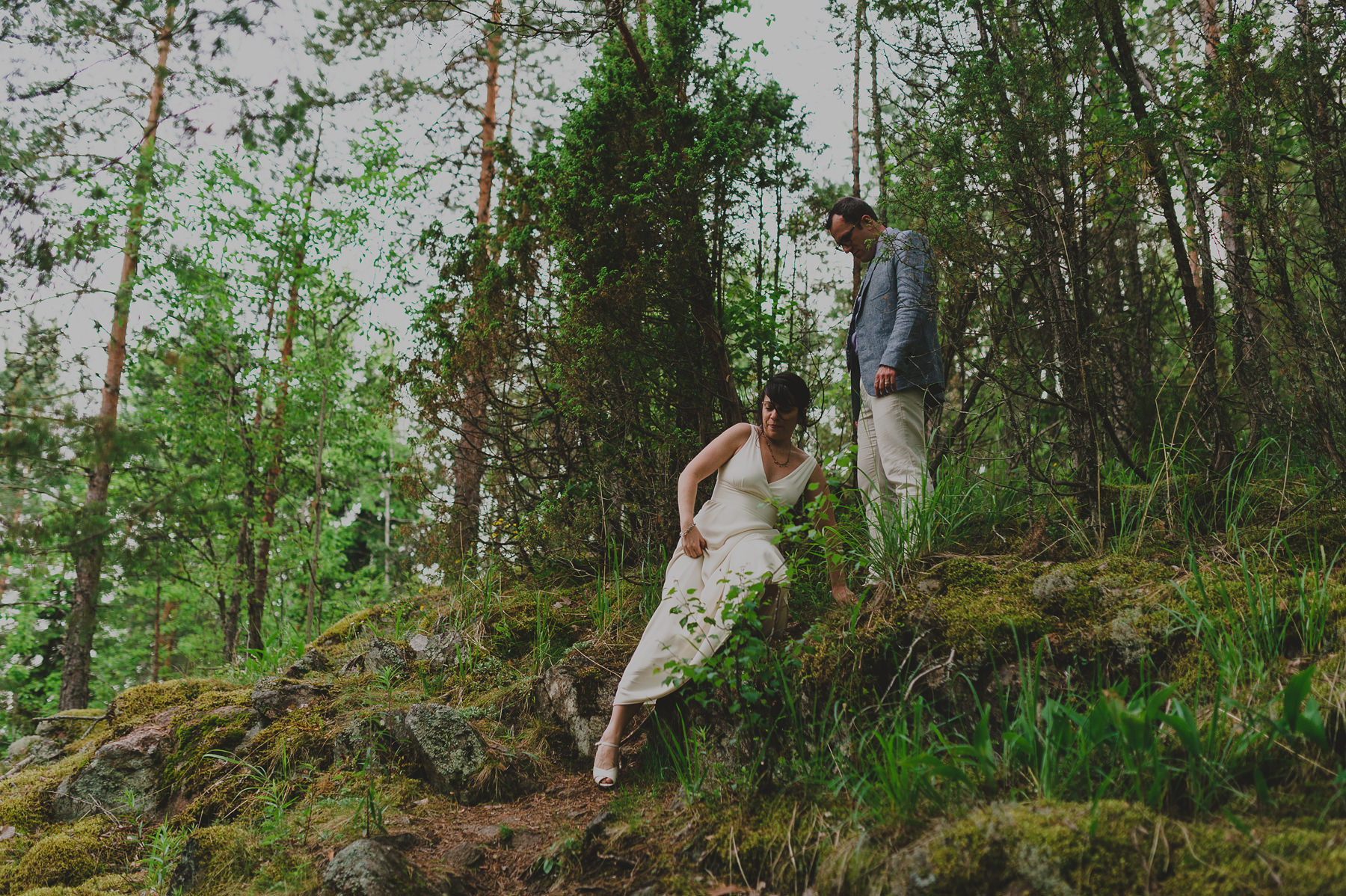 Adventure elopement photographer Finland