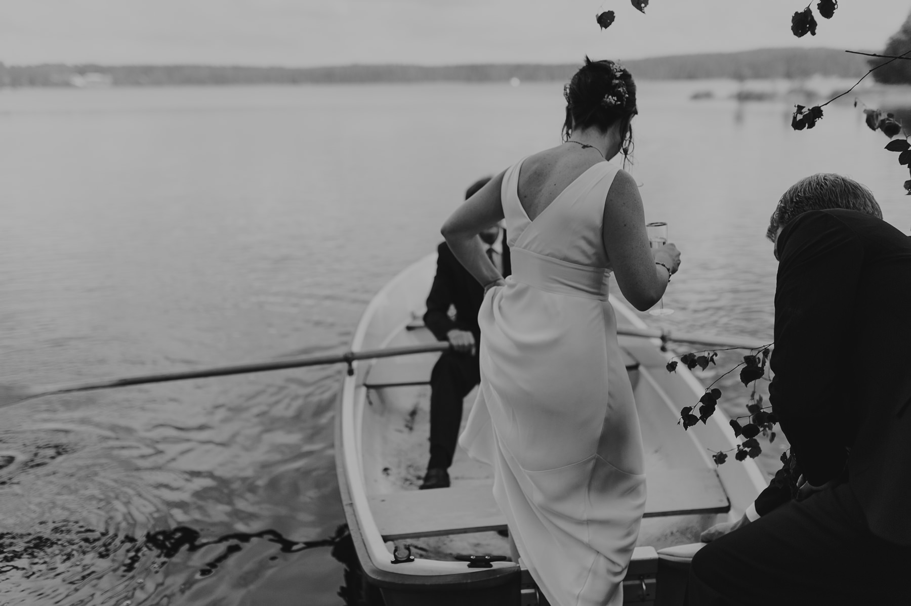 Eloping in beautiful Finnish nature setting