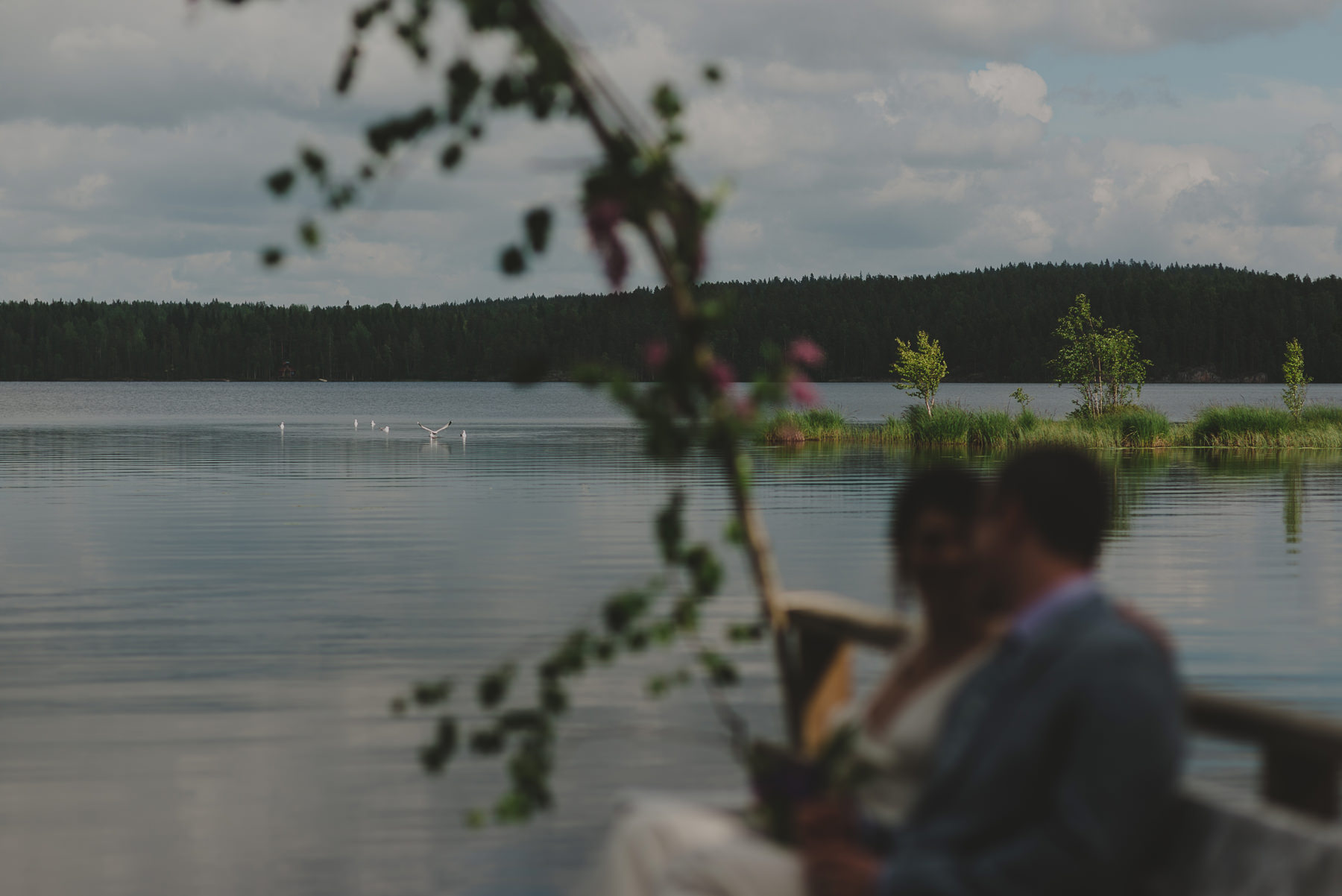 Eloping in beautiful Finnish nature setting